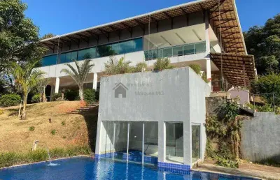 Excelente casa de auto luxo no condominio nossa fazenda