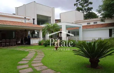 Casa térrea com 4 dormitórios - venda por r$ 1.800.000 ou aluguel por r$ 9.924/mês - granja viana - cotia/sp