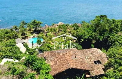 Sobrado com 5 dormitórios à venda, 900 m² por r$ 12.000.000,00 - flechas - ilhabela/sp