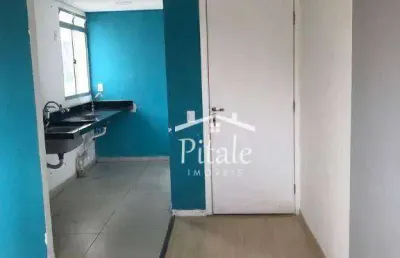 Apartamento com 2 dormitórios à venda, 40 m² por r$ 255.000 - jardim petrópolis - cotia/sp