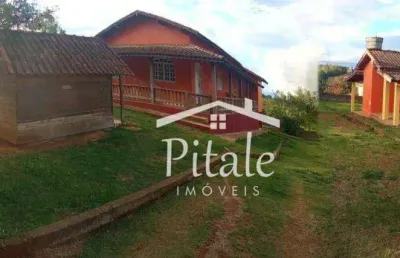 Chácara com 4 dormitórios à venda, 1200 m² por r$ 585.000,00 - cupim - ibiúna/sp