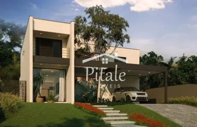 Casa com 4 dormitórios à venda, 371 m² por r$ 3.895.000 - paisagem renoir - cotia/sp