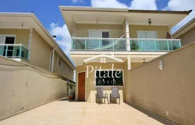 Sobrado com 3 suítes à venda, 140 m² por r$ 875.000 - chácara canta galo - cotia/sp