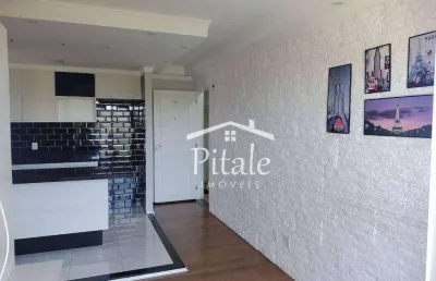 Apartamento com 3 dormitórios à venda, 55 m² por r$ 280.000,00 - jardim ísis - cotia/sp