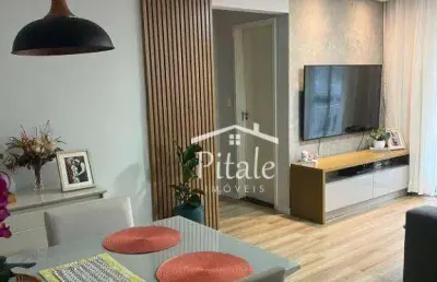 Apartamento à venda, 55 m² por r$ 310.000,00 - jardim rio das pedras - cotia/sp