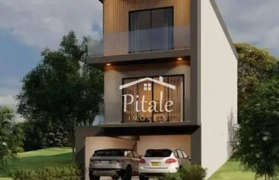 Sobrado com 3 dormitórios à venda, 167 m² por r$ 949.000 - parque rizzo ii - cotia/sp