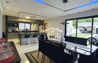 Casa com 6 dormitórios à venda, 279 m² por r$ 2.680.000,00 - chácara do remanso - vargem grande paulista/sp