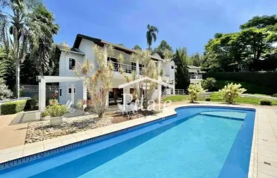 Sobrado com 5 dormitórios à venda, 618 m² por r$ 3.500.000,00 - jardim ipês - cotia/sp