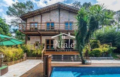 Sobrado com 3 dormitórios à venda, 400 m² por r$ 1.590.000 - pinheiros tênis village - cotia/sp