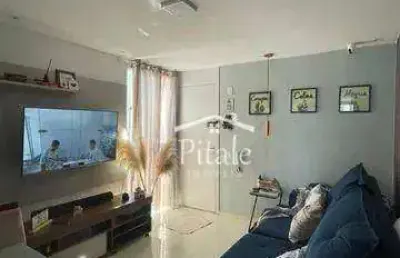 Apartamento com 2 dormitórios à venda, 45 m² por r$ 265.000,00 - recanto vista alegre - cotia/sp