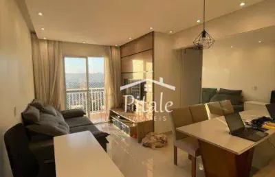 Apartamento com 2 dormitórios à venda, 53 m² por r$ 328.600 - parque das iglesias - jandira/sp