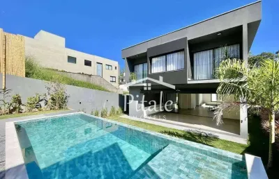 Sobrado com 4 dormitórios à venda, 393 m² por r$ 3.390.000,00 - paisagem renoir - cotia/sp