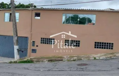 Sobrado com 3 dormitórios para alugar, 150 m² por r$ 2.533,33/mês - vila são roque (caucaia do alto) - cotia/sp