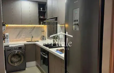 Apartamento com 2 dormitórios à venda, 48 m² por r$ 285.000,00 - roselandia - cotia/sp