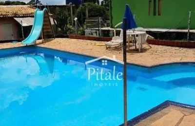Chácara com 5 dormitórios à venda, 1800 m² por r$ 450.000,00 - condomínio colinas - ibiúna/sp