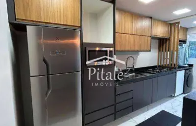 Apartamento com 2 dormitórios à venda, 54 m² por r$ 370.000,00 - jardim colibri ii - cotia/sp