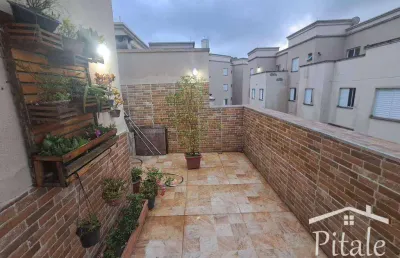 Cobertura com 3 dormitórios à venda, 138 m² por r$ 400.000,00 - morro grande - cotia/sp