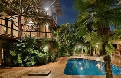 Sobrado com 7 dormitórios à venda, 628 m² por r$ 3.800.000,00 - residencial morada dos lagos - barueri/sp