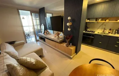 Apartamento com 2 dormitórios à venda, 70 m² por r$ 960.000,00 - fazenda - itajaí/sc