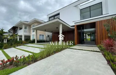 Casa com 3 dormitórios à venda, 355 m² por r$ 5.500.000,00 - rio do meio - itajaí/sc