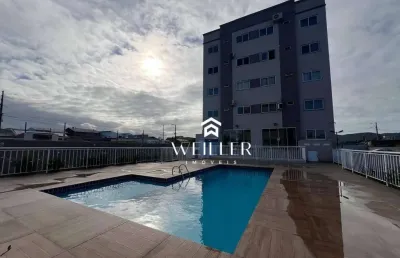 Apartamento com 2 dormitórios para alugar, 54 m² por r$ 2.227,96/mês - murta - itajaí/sc