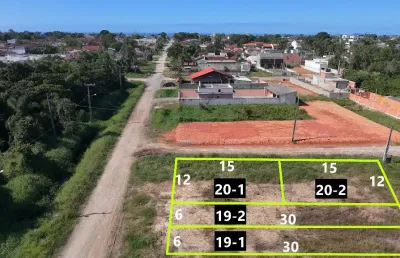 Terrenos limpos prontos para construção para venda no bairro cambijú, localizados no centro da cidade de itapoá/sc.