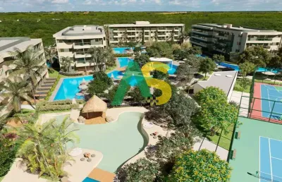My beach, flat de luxo a venda na praia de muro alto em porto de galinhas, lazer completo.