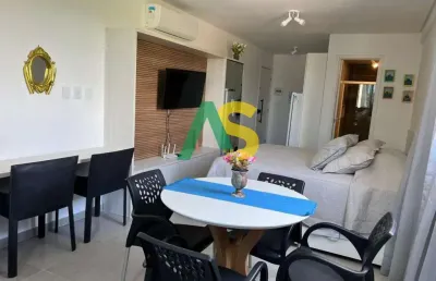 Villas del porto, flat mobiliado a venda, 29m2, lazer, apenas 50 metros da praia.