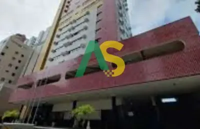 Boa viagem flat, apartamento mobiliado a 100 metros da praia, vista mar, nascente, 37m2