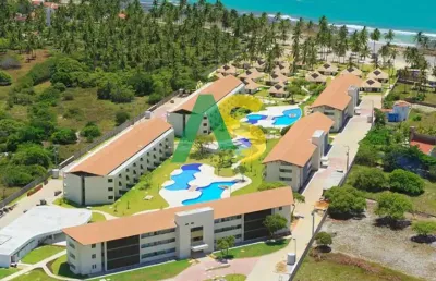 Carneiros beach resorts, apartamento de 02 quartos a venda, lazer, beira mar, alto padrão
