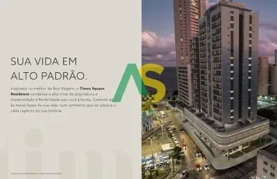 Apartamento à venda em recife-pe, boa viagem: 2 quartos, 1 suíte, 2 salas, 1 vaga, 48m². aproveite!