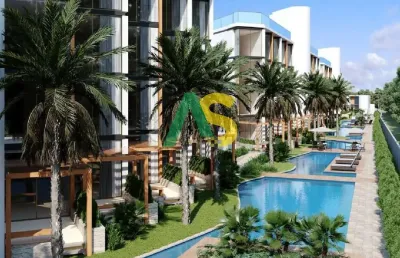 Reserva pontal do cupê flats a venda na beira mar em porto de galinhas. alto padrão