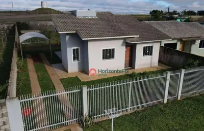 Casa com 3 dormitórios à venda, 70 m² por r$ 380.000,00 - col. samambaia - guarapuava/pr