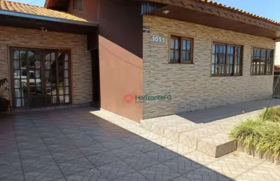 Casa com 5 dormitórios à venda, 219 m² por r$ 450.000 - colonia vitoria - guarapuava/pr