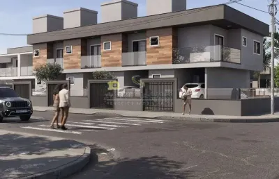 Sobrado frente mar com 2 suítes à venda, 81 m² por r$ 580.000 - praia do sonho (ens brito) - palhoç
