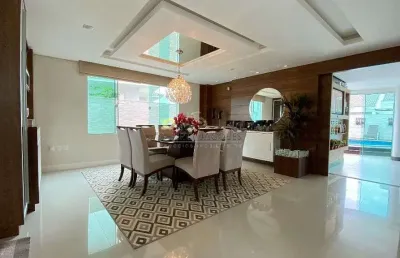 Casa 100% mobiliada com 3 suítes  à venda, 420 m² por r$ 2.900.000 - pedra branca - palhoça/sc