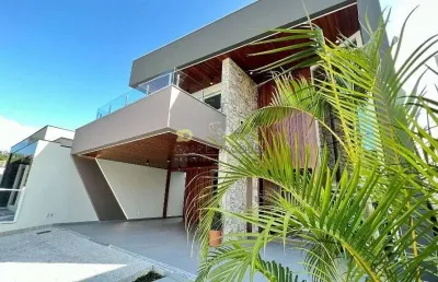 Casa nova com 4 suítes à venda, 344 m² por r$ 3.100.000 - pedra branca - palhoça/sc