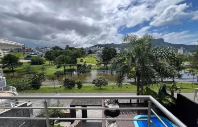 Casa em frente ao lago da pedra branca, com 3 suítes à venda, 248 m² por r$ 3.200.000 - pedra branc