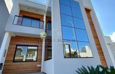 Casa de alta padrão à venda no condomínio fechado deltaville, biguaçu/sc