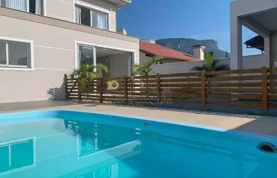 Casa duplex com 3 dormitórios, 300 m² - venda por r$ 2.100.000,00  - pedra branca - palhoça/sc.