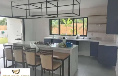Casa pronta para morar condomínio alphaville paraíba, casa de esquina