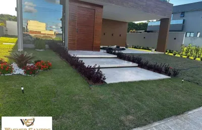 Casa condomínio fechado alphaville paraíba primeiro andar nascente sul