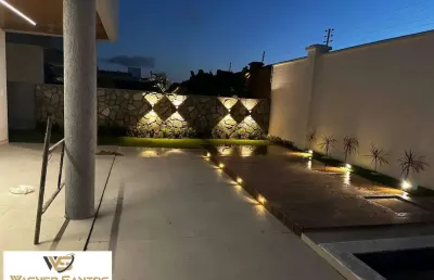 Casa condomínio fechado alphaville paraíba primeiro andar nascente sul