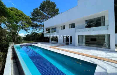 Casa em condomínio à venda, 4 quartos, 4 suítes, comary - teresópolis/rj