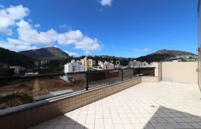 Cobertura à venda, 3 quartos, 1 suíte, 1 vaga, várzea - teresópolis/rj