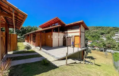 Casa em condomínio à venda, 3 quartos, 2 suítes, 2 vagas, albuquerque - teresópolis/rj