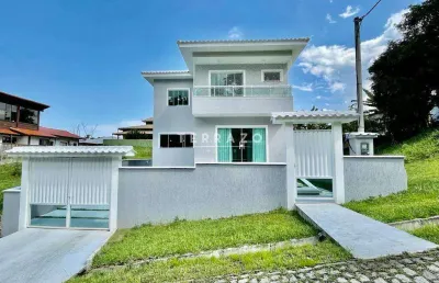Casa em condomínio à venda, 3 quartos, 1 suíte, 4 vagas, caneca fina - guapimirim/rj