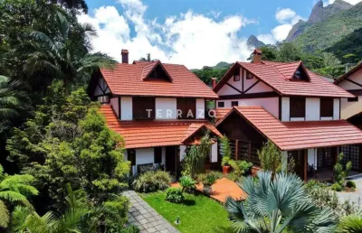 Casa em condomínio à venda, 6 quartos, 3 suítes, 4 vagas, granja guarani - teresópolis/rj