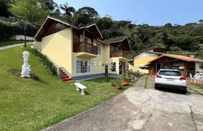 Casa em condomínio à venda, 5 quartos, 2 suítes, 5 vagas, carlos guinle - teresópolis/rj