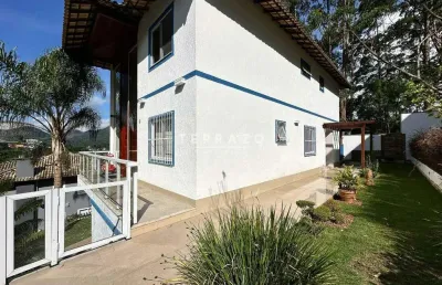 Casa em condomínio à venda, 4 quartos, 3 suítes, 2 vagas, bom retiro - teresópolis/rj